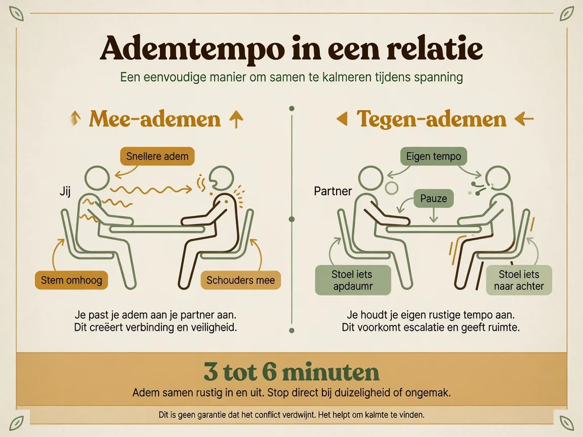 Infographic: Infographic in Spiriators-huisstijl, crème achtergrond, amber #a66b29, saliegroen #50957a, aardbruin
