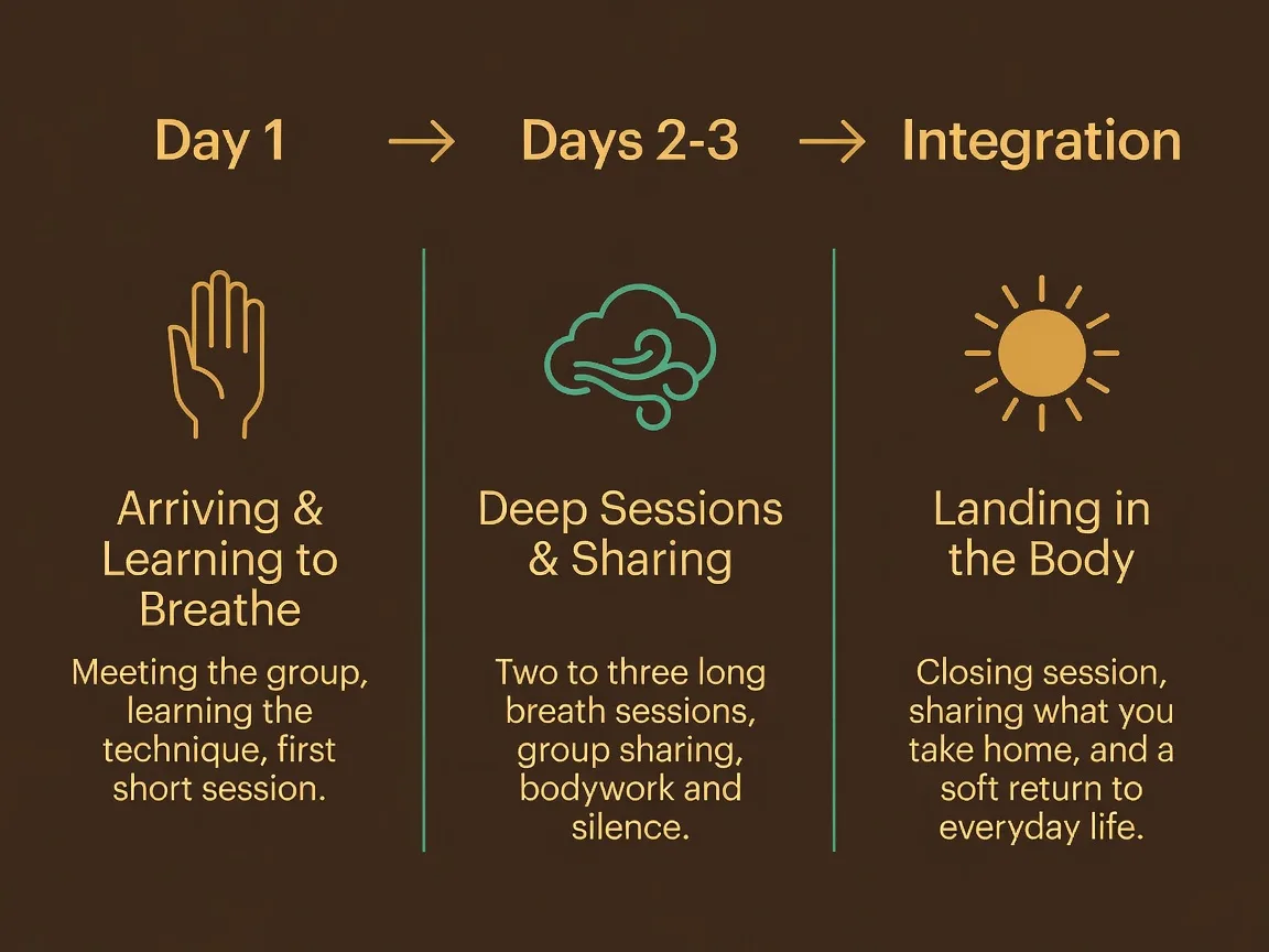 Infographic: Infographic in Spiriators house style with background color earth brown #372c23 and accents in amber