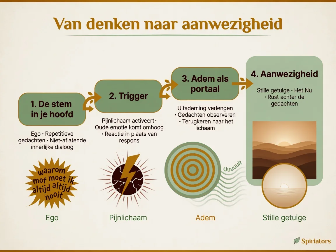Infographic: Infographic in Spiriators huisstijl (amber #a66b29, saliegroen #50957a, aardbruin #372c23, geen paar