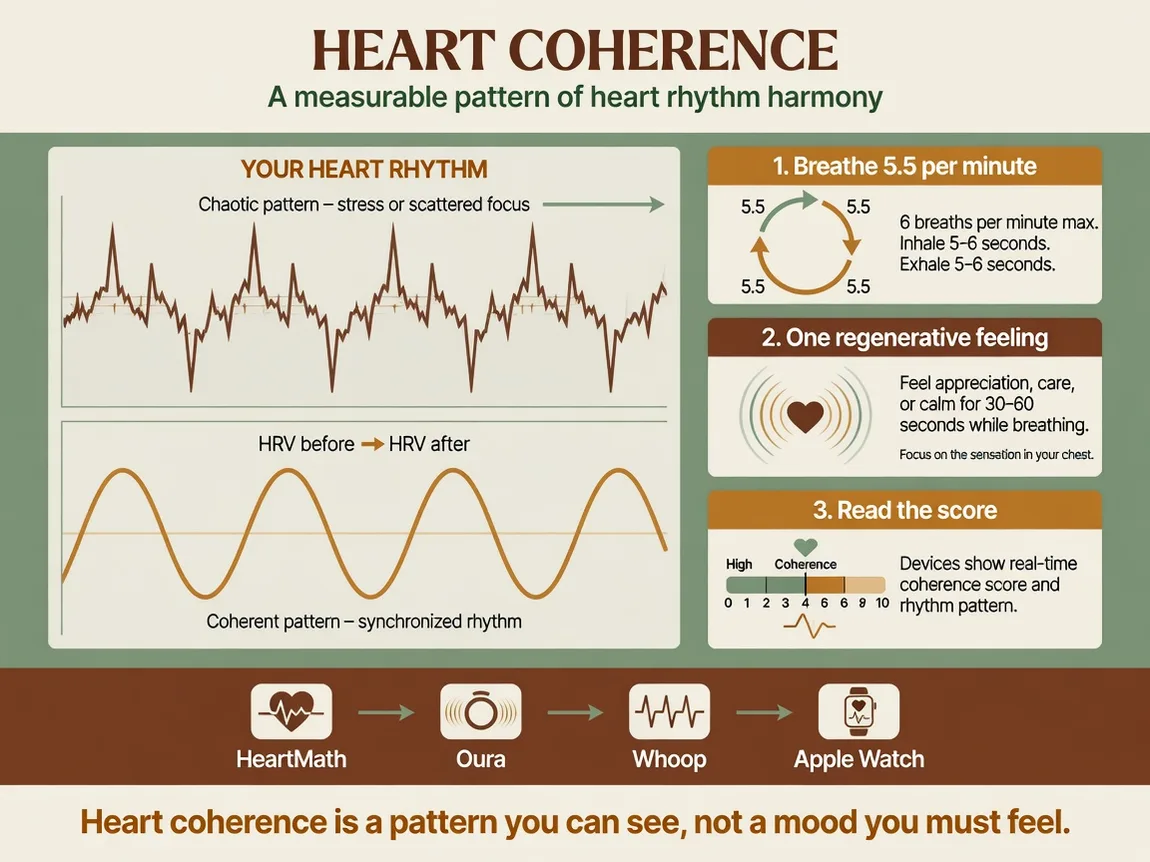 Infographic: Infographic in Spiriators brand style, 4:3, JPEG or PNG. Colors: amber #a66b29, sage #50957a, earth 