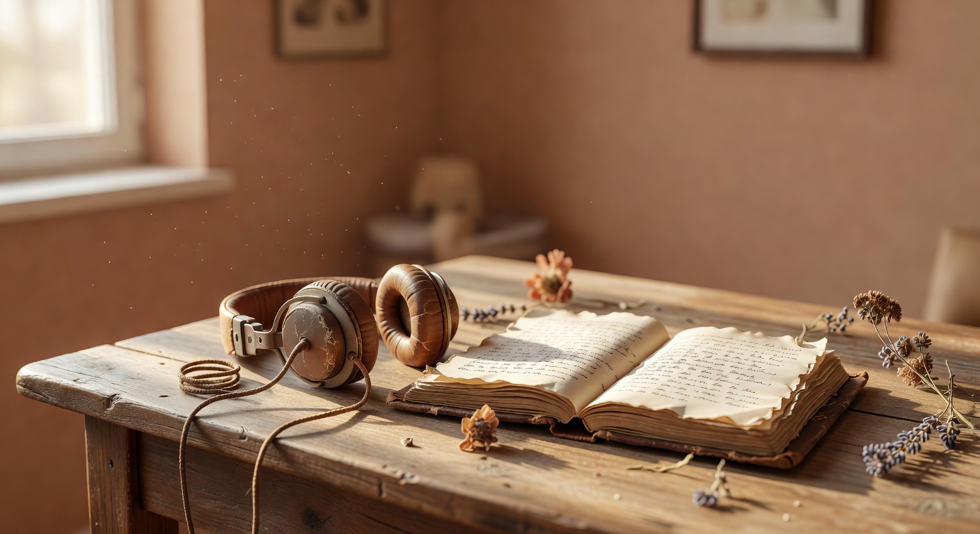 Woman listening with compassion to her inner critic, gentle hand on heart, warm natural lighting, self-compassion concept