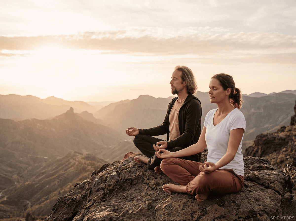 Yoga en meditatie in de natuur