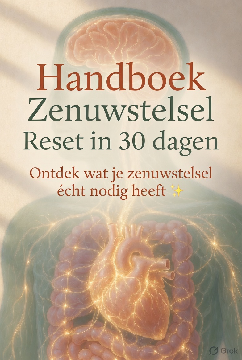 E-book cover: Handboek Zenuwstelsel Reset in 30 dagen — nervus vagus, polyvagaal theorie en ademoefeningen