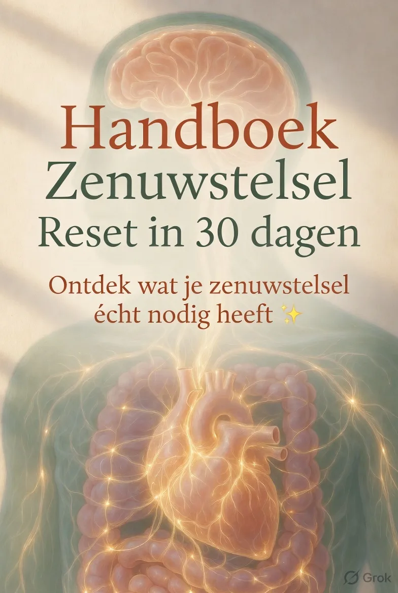 E-book cover: Handboek Zenuwstelsel Reset in 30 dagen — nervus vagus, polyvagaal theorie en ademoefeningen