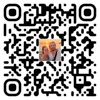Tapni QR code met links naar alle social media kanalen van Spiriators